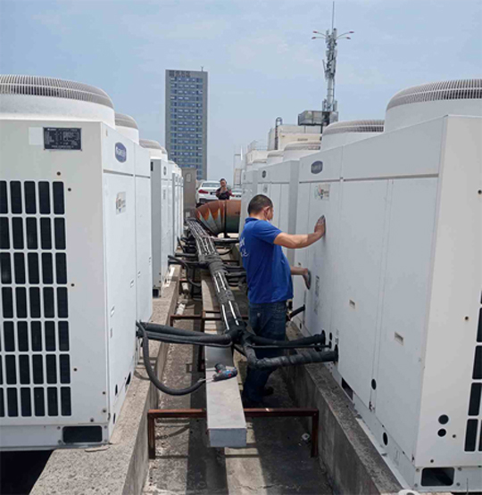 化州中央空调制热和不制冷系统维修方法